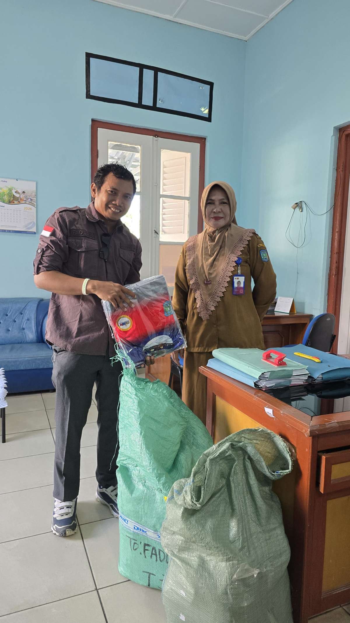 Pengantaran dan Serah Terima Paket Perlengkapan O2SN Tingkat SMP Kabupaten Belitung 2026